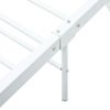 Estructura De Cama De Metal Blanco 200x200 Cm