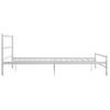 Estructura De Cama De Metal Blanco 120x200 Cm