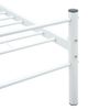 Estructura De Cama De Metal Blanco 120x200 Cm