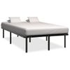 Estructura De Cama De Metal Negro 180x200 Cm