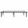 Estructura De Cama De Metal Negro 90x200 Cm