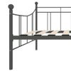 Estructura De Cama De Metal Gris 90x200 Cm