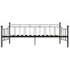 Estructura De Cama De Metal Negro 90x200 Cm