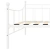 Estructura De Cama De Metal Blanco 90x200 Cm