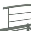 Estructura De Cama De Metal Gris 160x200 Cm