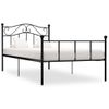 Estructura De Cama De Metal Negro 100x200 Cm