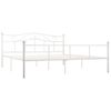 Estructura De Cama De Metal Blanco 180x200 Cm