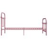 Estructura De Cama Metal Rosa 100x200 Cm