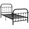 Estructura De Cama De Metal Negro 100x200 Cm