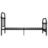 Estructura De Cama De Metal 90x200 Cm Negro