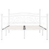 Estructura De Cama Con Somier Metal Blanco 140x200 Cm