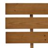 Estructura De Cama Madera Maciza Pino Marrón Miel 90x200 Cm