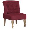 Sillones Franceses 2 Unidades De Tela Color Vino Tinto Rojo