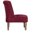 Sillones Franceses 2 Unidades De Tela Color Vino Tinto Rojo