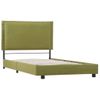 Estructura De Cama De Tela Verde 90x200 Cm