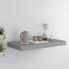 Estante Flotante De Pared Mdf Gris 50x23x3,8 Cm