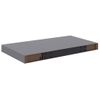 Estante Flotante De Pared Mdf Gris 50x23x3,8 Cm