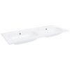 Lavabo Empotrado Doble Smc Blanco 1205x460x145 Mm