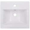 Lavabo Encastrado De Cerámica Blanco 42x39x18 Cm