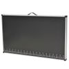 Mesa Para Empapelar Plegable De Mdf Y Aluminio 200x60x78 Cm Negro