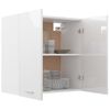 Armario Colgante Cocina Madera Ingeniería Blanca 60x31x60 Cm