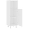 Armario De Baño Madera Contrachapada Blanco 30x30x95 Cm