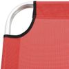 Tumbona Plegable Alta Para Mayores Aluminio Rojo