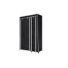 Armario Plegable 110x45x175 Cm Negro