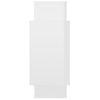 Estantes Pared Madera Contrachapada Blanco Brillo 104x20x58,5cm