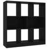 Estantería Librería Madera Contrachapada Negro 97,5x29,5x100cm