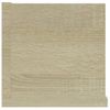 Estante De Pared Para Cd Contrachapada Color Roble 100x18x18 Cm Beige