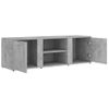 Mueble De Tv Madera Contrachapada Gris Hormigón 120x34x37 Cm