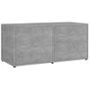 Mueble Para Tv Madera Contrachapada Gris Hormigón 80x34x36 Cm