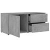 Mueble Para Tv Madera Contrachapada Gris Hormigón 80x34x36 Cm