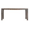 Mesa De Comedor De Madera Maciza De Sheesham Gris 180x90x76 Cm