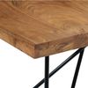 Mesa De Comedor De Madera Maciza De Acacia 180x90x76 Cm Marrón