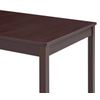 Mesa De Comedor De Madera De Pino Marrón Oscuro 140x70x73 Cm