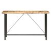 Mesa De Bar Madera Maciza De Mango Rugosa 180x70x107 Cm Marrón