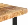 Mesa De Bar Madera Maciza De Mango Rugosa 180x70x107 Cm Marrón