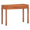 Mesa Consola De Madera Maciza De Acacia 110x40x76 Cm Marrón