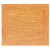 Mesa Auxiliar De Madera Maciza De Roble 27x24x55 Cm Marrón