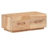 Mesa De Centro De Madera Maciza Reciclada 90x50x35 Cm Marrón