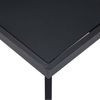 Mesa De Comedor De Vidrio Templado Negro 120x60x75 Cm