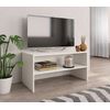 Mueble Para Tv Madera Contrachapada Blanco 80x40x40 Cm