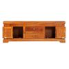 Mueble De Tv De Madera Maciza De Acacia 119x30x40 Cm Marrón