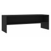 Mueble Para Tv Madera Contrachapada Negro 120x40x40 Cm