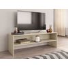 Mueble De Tv Madera Contrachapada Roble Sonoma 120x40x40cm Marrón