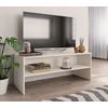 Mueble Para Tv Madera Contrachapada Blanco 100x40x40 Cm