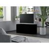 Mueble Para Tv Madera Contrachapada Negro 80x34x36 Cm