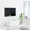 Mueble Para Tv Madera Contrachapada Blanco 80x34x30 Cm